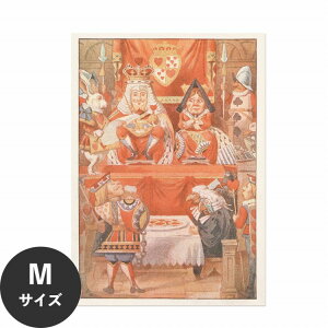 �y�S�i�ΏۃN�[�|���z�z���z �������ŉ��x���\���͂����� �A�[�g�|�X�^�[ ����OK �̂�t�� Hattan Art Poster �n�b�^���A�[�g�|�X�^�[ The King and Queen of Hearts were seated on their throne / HP-00290 M�T�C