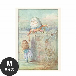 水だけで何度も貼れるはがせる アートポスター 賃貸OK のり付き Hattan Art Poster ハッタンアートポスター ‘If he smiled much more the ends of his mouth might meet behind,’ she thought / HP-00292 Mサイズ(45cm×64cm)