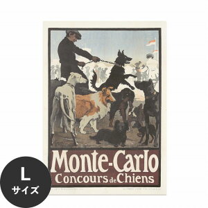 ySiΏۃN[|zzz ŉx\͂ A[g|X^[ OK ̂t Hattan Art Poster nb^A[g|X^[ Monte-Carlo, Concours de Chiens / HP-00302 LTCY(64cm×90cm)   
