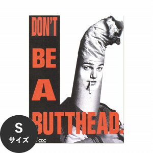 ySiΏۃN[|zzz ŉx\͂ A[g|X^[ OK ̂t Hattan Art Poster nb^A[g|X^[ Donft be a butthead / HP-00319 STCY(34cm×45cm)   \ 