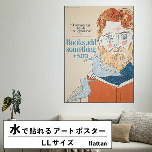 ySiΏۃN[|zzz ŉx\͂ A[g|X^[ OK ̂t Hattan Art Poster nb^A[g|X^[ Books add something extra / HP-00330 LLTCY(90cm×126cm)   \