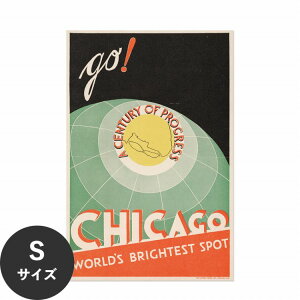 �y�S�i�ΏۃN�[�|���z�z���z �������ŉ��x���\���͂����� �A�[�g�|�X�^�[ ����OK �̂�t�� Hattan Art Poster �n�b�^���A�[�g�|�X�^�[ Chicago. World�fs brightest spot. Go! / HP-00344 S�T�C�Y(30cm×45cm) ��