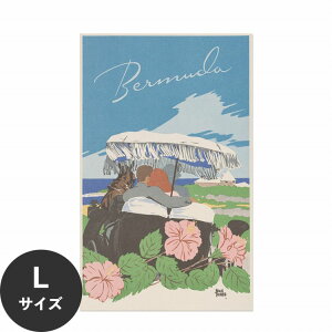 ySiΏۃN[|zzz ŉx\͂ A[g|X^[ OK ̂t Hattan Art Poster nb^A[g|X^[ Bermuda / HP-00347 LTCY(56cm×90cm)   \ ǎ|X