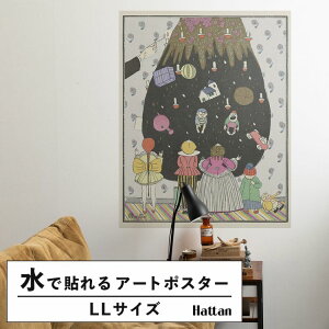 ySiΏۃN[|zzz ŉx\͂ A[g|X^[ OK ̂t Hattan Art Poster nb^A[g|X^[ Childrenfs costumes for Christmas / HP-00362 LLTCY(90cm×114cm) 