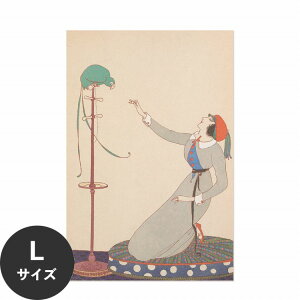 �y�S�i�ΏۃN�[�|���z�z���z �������ŉ��x���\���͂����� �A�[�g�|�X�^�[ ����OK �̂�t�� Hattan Art Poster �n�b�^���A�[�g�|�X�^�[ La Dame et le Perroquet / HP-00364 L�T�C�Y(60cm×90cm) ���� �� �\��