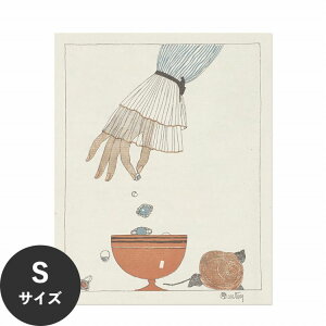 【全品対象クーポン配布中】 水だけで何度も貼れるはがせる アートポスター 賃貸OK のり付き Hattan Art Poster ハッタンアートポスター Gazette du Bon Ton. Art - Modes & Frivolit?s / HP-00365 Sサイズ(36cm×45cm