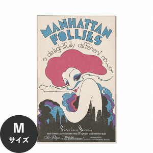 ySiΏۃN[|zzz ŉx\͂ A[g|X^[ OK ̂t Hattan Art Poster nb^A[g|X^[ Manhattan follies, a delightfully different revue / HP-00385 MTCY(45cm