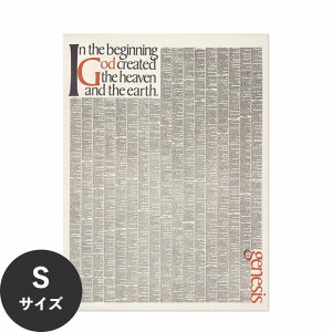 ŉx\͂ A[g|X^[ OK ̂t Hattan Art Poster nb^A[g|X^[ In the beginning God created the heaven and the earth. Genesis / HP-00397 STCY(34cm×45cm)   \
