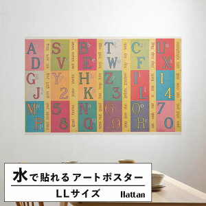 ySiΏۃN[|zzz ŉx\͂ A[g|X^[ OK ̂t Hattan Art Poster nb^A[g|X^[ The alphabet blocks / HP-00421 LLTCY(144cm×90cm)   \ 