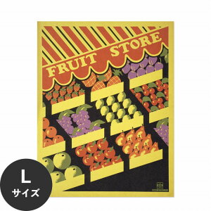 ySiΏۃN[|zzz ŉx\͂ A[g|X^[ OK ̂t Hattan Art Poster nb^A[g|X^[ Fruit store / HP-00439 LTCY(70cm×90cm)   \ ǎ|