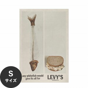 ŉx\͂ A[g|X^[ OK ̂t Hattan Art Poster nb^A[g|X^[ Any whitefish would give its all for Levyfs real Jewish rye / HP-00447 STCY(30cm×45cm)   \ 