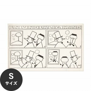 ySiΏۃN[|zzz ŉx\͂ A[g|X^[ OK ̂t Hattan Art Poster nb^A[g|X^[ Et Blad Af Serien een Underlig Mandf / HP-00450 STCY(45cm×28cm) 