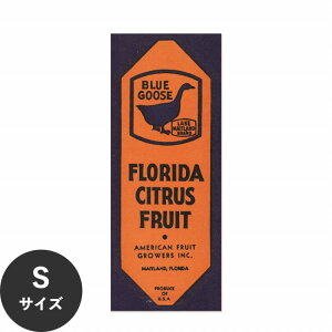 ySiΏۃN[|zzz ŉx\͂ A[g|X^[ OK ̂t Hattan Art Poster nb^A[g|X^[ Blue Goose Florida Citrus Fruit Label / HP-00479 STCY(18cm×45cm) 