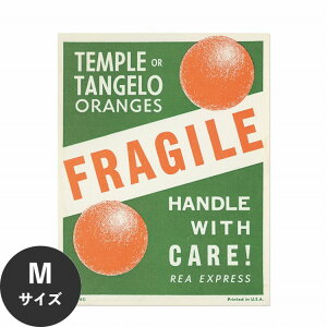 �y�S�i�ΏۃN�[�|���z�z���z �������ŉ��x���\���͂����� �A�[�g�|�X�^�[ ����OK �̂�t�� Hattan Art Poster �n�b�^���A�[�g�|�X�^�[ REA Express �eFragile�f Oranges Labe / HP-00480 M�T�C�Y(45cm×57cm) ��