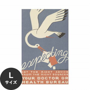 ŉx\͂ A[g|X^[ OK ̂t Hattan Art Poster nb^A[g|X^[ Get the right advice from the right sources, your doctor or health bureau / HP-00485 LTCY(56cm×90cm)  