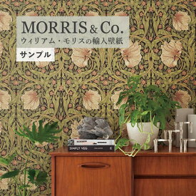 25日30名様20％OFFクーポン 【サンプル専用】 輸入壁紙 MORRIS & Co. モリス サンプル リリカラ / ウィル LWT-4601 (メール便OK)