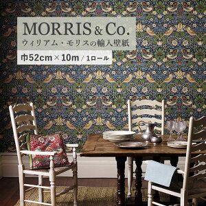 ySiΏۃN[|zzz A ǎ EBAX D_ 216804(212564) 52cm×10m ݌ ǎ CMX MORRIS & Co. / Strawberry Thief ǎ{