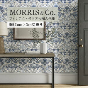 ySiΏۃN[|zzz ͂ A ǎ EBAX D_ 217058 52cm×10m ݌ t[Xǎ CMX MORRIS & Co. / Simply Strawberry Thief ǎ{