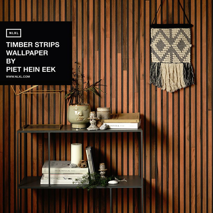 楽天市場】輸入壁紙 オランダ製TIMBER STRIPS WALLPAPER / NLXL 