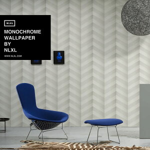�y�ő�25���N�[�|���z�z���z �A���ǎ� �I�����_�� NLXL / MONOCHROME WALLPAPER GRAPHIC CHEVRON WALLPAPER BY STUDIO BOOT / STB-01�i1���[��(48.7cm×9m)�P�ʂŔ̔��j�t���[�X(�s�D�z)�y�����݌Ɂz