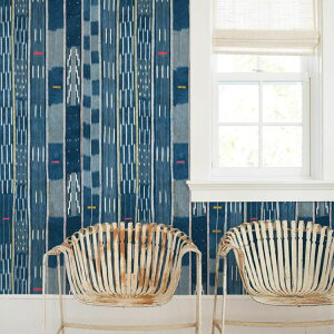 ySiΏۃN[|zzz ͂ ǎ V[wallshoppe(EH[Vbv) / Madison Stripe Large-Blue\Ă͂ V[ ǎ CNV[g