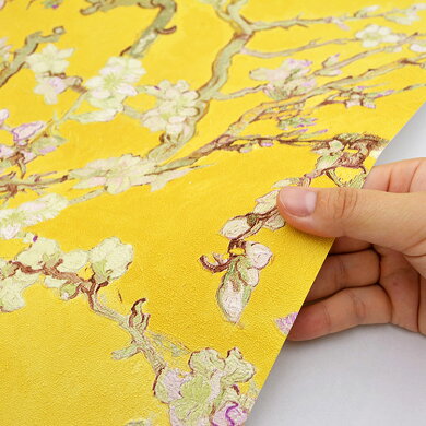 楽天市場 輸入壁紙 Bn ビーエヌ Van Gogh The Blooming House7 1ロール 53cm 10m 単位 で販売 フリース 不織布 国内在庫 壁紙屋本舗 カベガミヤホンポ