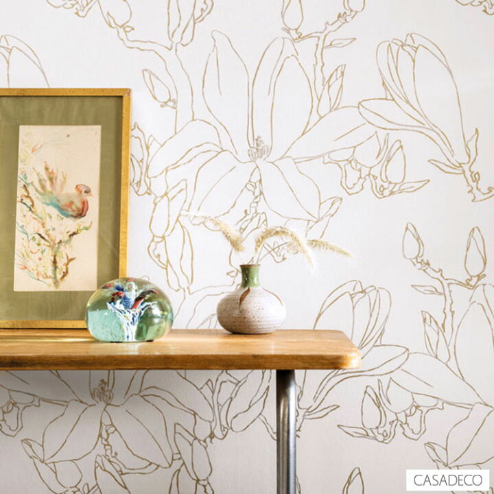 楽天市場 輸入壁紙 Texdecor テックスデコ Casadeco Idylle Idyl2303 The Blooming House7 1ロール 53cm 10m 単位で販売 フリース 不織布 国内在庫 壁紙屋本舗 カベガミヤホンポ