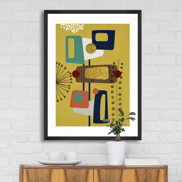 楽天市場 Mindthegap Wall Art Century Abstract Ii Fa アートパネル 絵画 壁掛け インテリア 壁飾り アート ウォール フレーム 壁紙屋本舗 壁紙屋本舗 カベガミヤホンポ