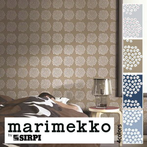 �y�ő�25���N�[�|���z�z���z �}�����b�R �ǎ� marimekko PUKETTI/17910 17911 17912 179131���[��(53cm×10m)�P�ʂŔ̔��t���[�X�ǎ�(�s�D�z)