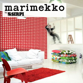 25日30名様20％OFFクーポン 輸入壁紙 marimekko(マリメッコ) Wallcoverings 5 / PIENET KIVET Red 23381（1ロール(70cm×10m)単位で販売）フリース(不織布)【国内在庫】