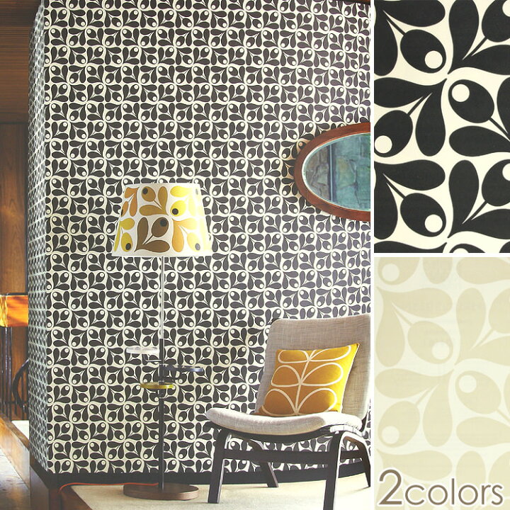 楽天市場 輸入壁紙 イギリス製 Orla Kiely Wallpapers ハーレクイン 1ロール 52cm 10m 単位で販売 フリース壁紙 不織布 海外取寄せ商品16日 30日以内に発送 壁紙屋本舗 壁紙屋本舗 カベガミヤホンポ