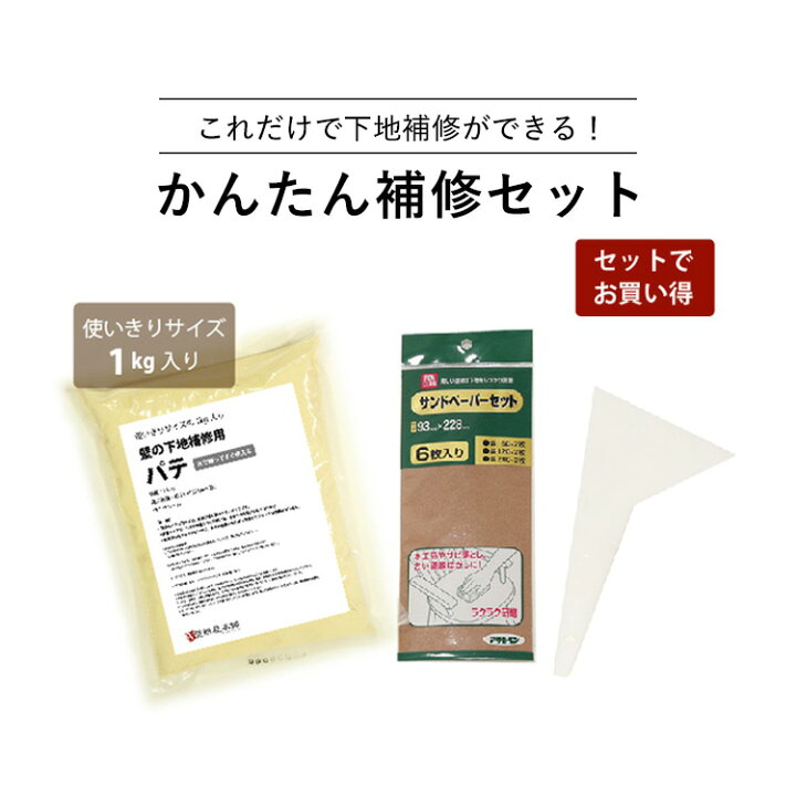 楽天市場 壁の穴 キズ補修 かんたん補修セット 壁 穴 補修 セット 穴埋め キズ 傷 リフォーム Diy パテ サンドペーパー 下地 ヘラ パテベラ道具 左官道具 修復 壁材 石膏ボード 合板 施工用品 施工道具 壁紙用 壁紙屋本舗 壁紙屋本舗 カベガミヤホンポ