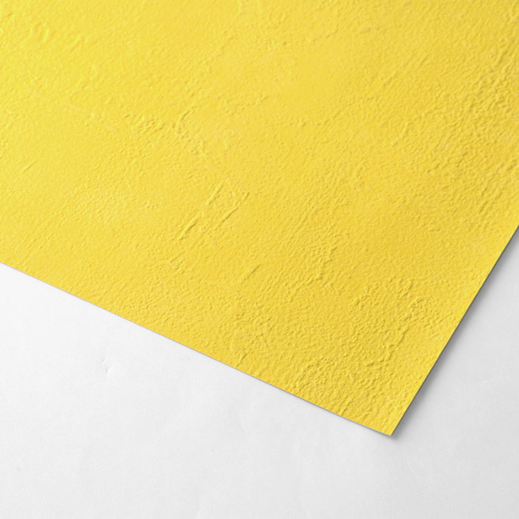 落ち着いたイエローの塗り壁調 壁紙 百貨店 のり付き 生のり付き クロス イエロー 壁紙屋本舗 Sba 3116 黄色の壁紙