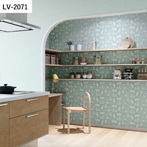 【全品対象クーポン配布中】 壁紙 生のり付き +Animal 柄セレクション LV-2070 LV-2071 LV-2072 北欧 アニマル キッズ 壁紙で部屋のインテリアをおしゃれに リリカラ リビング トイレ をDIY リフォー