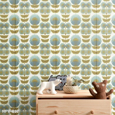 楽天市場 はがせる パッチワーク 壁紙 6枚 約45cm 45cm Hattan Pattern Vintage ハッタン パターン ヴィンテージ ブルー 壁紙屋本舗 壁紙屋本舗 カベガミヤホンポ