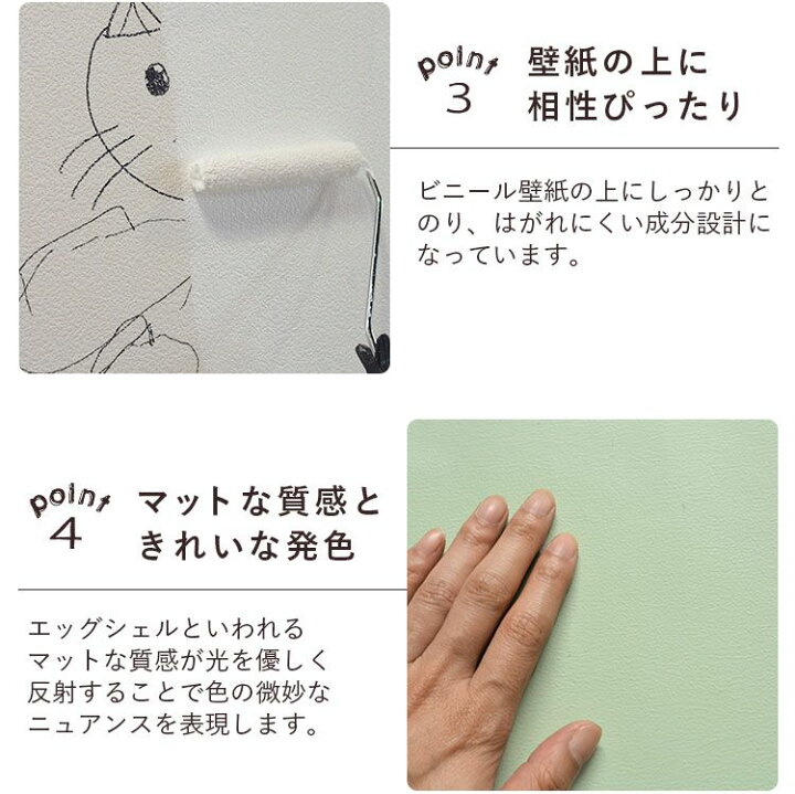 楽天市場 壁紙 の上に塗れるペンキ イマジン ウォールペイント 2l マット 室内 水性塗料 白 黒 グレー など 全69色スタンダードカラーズ 壁紙屋本舗 カベガミヤホンポ