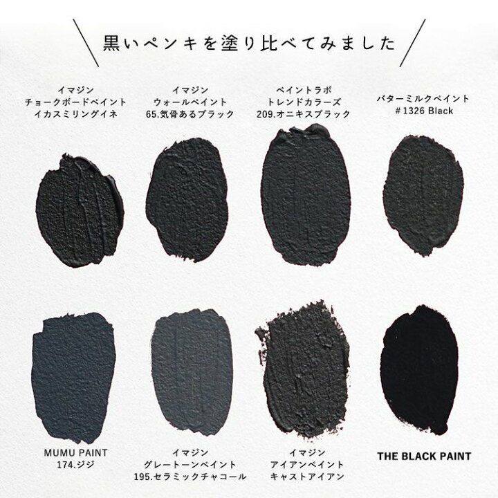 楽天市場】ザ・ブラックペイント 250ml(水性塗料)(約1.13〜1.4平米使用  