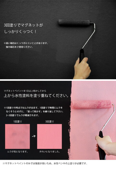 ターナーマグネットペイント（磁石がくっつく塗面を作ります） 1.5L 