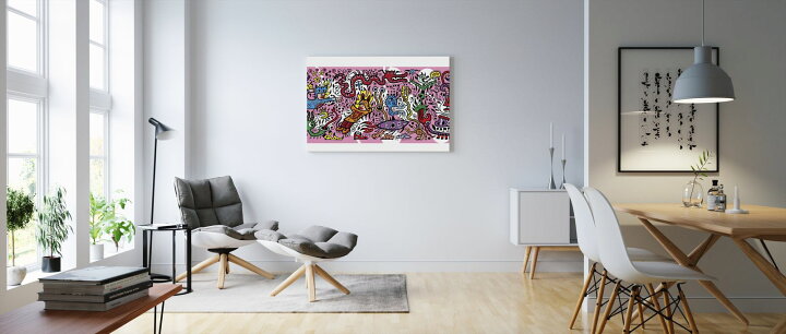 楽天市場】アートパネル 10cm単位でサイズオーダーできる 絵画 壁掛け インテリア 壁飾り キャンバス アート ウォール グラフィティ 落書き キャラクター e312720 : 壁紙屋本舗・カベガミヤホンポ
