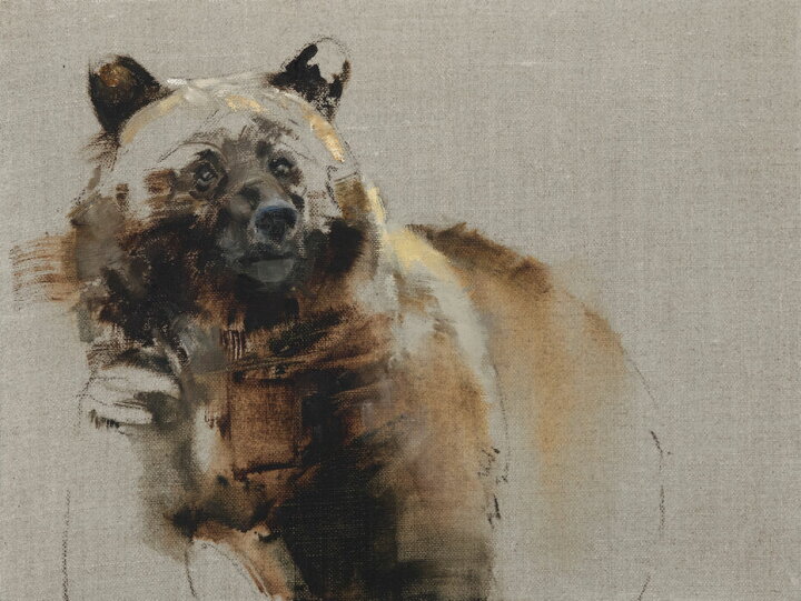 楽天市場 アートパネル 10cm単位でサイズオーダーできる 絵画 壁掛け インテリア 壁飾り キャンバス アート ウォール 熊 クマ 絵画 イラスト アート 茶色 ブラウン 壁紙屋本舗 カベガミヤホンポ