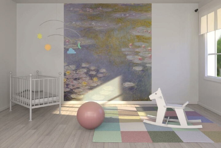 楽天市場 アート 絵画の壁紙 クロード モネ 睡蓮 印象派 輸入 カスタム壁紙 Photowall Monet Claude Nympheas At Giverny E2131 貼ってはがせるフリース壁紙 不織布 海外取り寄せのため1カ月程度でお届け 代引き 後払い不可 壁紙屋本舗 カベガミヤ
