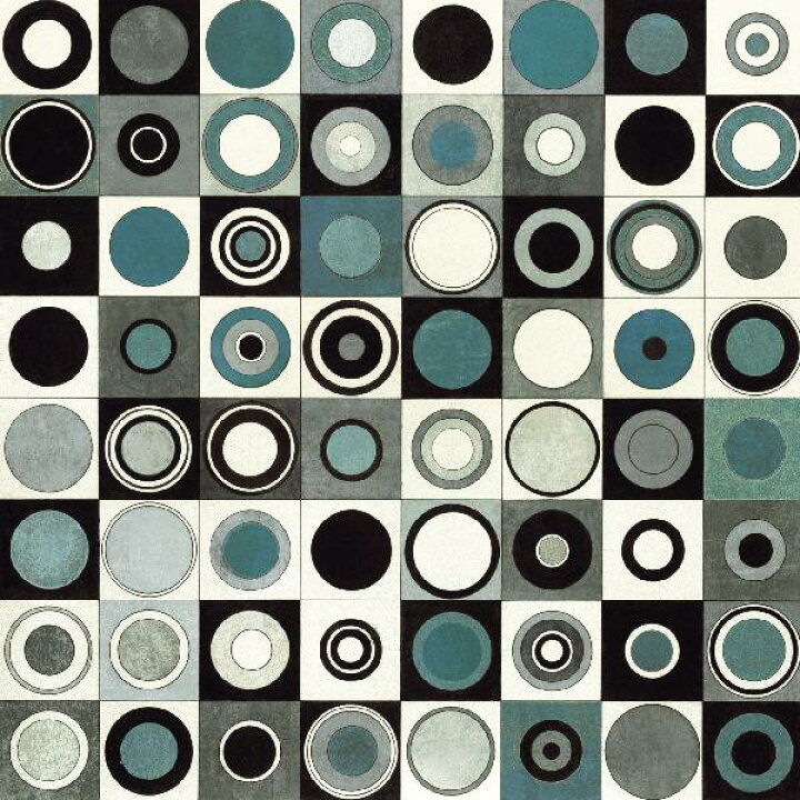 楽天市場 パターン 模様 格子柄の壁紙 輸入 カスタム壁紙 Photowall Carnaby Street Blue E 貼ってはがせるフリース壁紙 不織布 海外取り寄せのため1カ月程度でお届け 代引き 後払い不可 壁紙屋本舗 カベガミヤホンポ