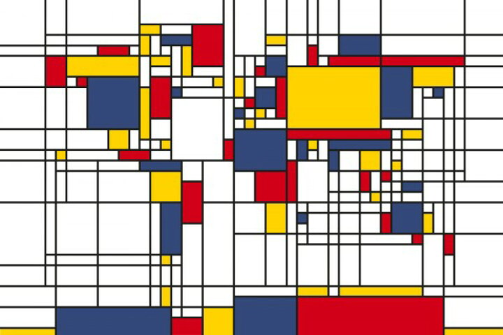 楽天市場 アート 絵画 地図の壁紙 輸入 カスタム壁紙 Photowall Piet Mondrian Style World Map E 貼ってはがせるフリース壁紙 不織布 海外取り寄せのため1カ月程度でお届け 代引き 後払い不可 壁紙 屋本舗 カベガミヤホンポ