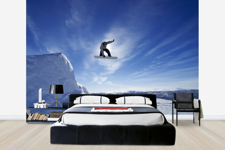 楽天市場 人物 スポーツの壁紙 輸入 カスタム壁紙 Photowall Snowboard Big Air Jump E 貼ってはがせるフリース壁紙 不織布 海外取り寄せのため1カ月程度でお届け 代引き 後払い不可 壁紙屋本舗 カベガミヤホンポ