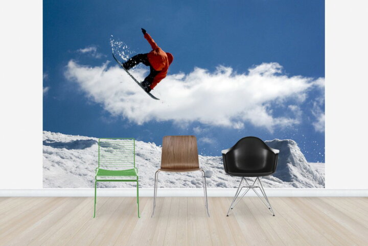 楽天市場 自然 人物の壁紙 輸入 カスタム壁紙 Photowall Snowboard Jump From Ramp E 貼ってはがせるフリース壁紙 不織布 海外取り寄せのため1カ月程度でお届け 代引き 後払い不可 壁紙屋本舗 カベガミヤホンポ