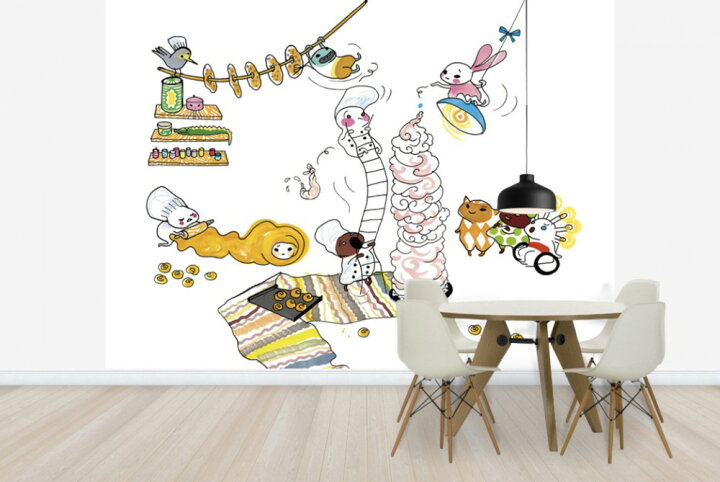 楽天市場 キッズ こども部屋 映画 テレビ キャラクターの壁紙 輸入 カスタム壁紙 Photowall Baka E 貼ってはがせるフリース壁紙 不織布 海外取り寄せのため1カ月程度でお届け 代引き 後払い不可 壁紙屋本舗 カベガミヤホンポ