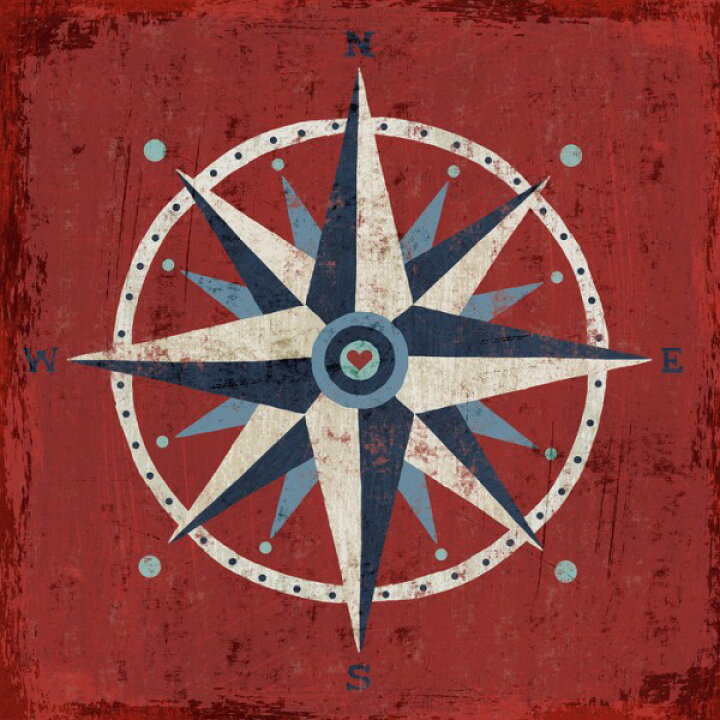 楽天市場 アート 絵画 現代美術 コンテンポラリーアートの壁紙 輸入 カスタム壁紙 Photowall Nautical Love Compass E 貼ってはがせるフリース壁紙 不織布 海外取り寄せのため1カ月程度でお届け 代引き 後払い不可 壁紙 屋本舗 カベガミヤホンポ