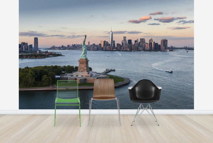 楽天市場 風景 景色 ニューヨーク Nyの壁紙 輸入 カスタム壁紙 Photowall Aerial View Of Statue Of Liberty E 貼ってはがせるフリース壁紙 不織布 海外取り寄せのため1カ月程度でお届け 代引き 後払い不可 壁紙 屋本舗 カベガミヤホンポ