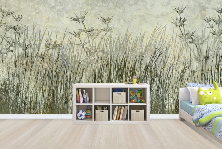 楽天市場 自然 草の壁紙 輸入 カスタム壁紙 Photowall Dark Green Grass Silhouette E 貼ってはがせるフリース壁紙 不織布 海外取り寄せのため1カ月程度でお届け 代引き 後払い不可 壁紙屋本舗 カベガミヤホンポ