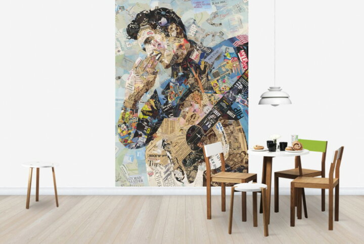 楽天市場 アート 絵画 コラージュの壁紙 輸入 カスタム壁紙 Photowall All Shook Up E 貼ってはがせるフリース 壁紙 不織布 海外取り寄せのため1カ月程度でお届け 代引き 後払い不可 壁紙屋本舗 カベガミヤホンポ